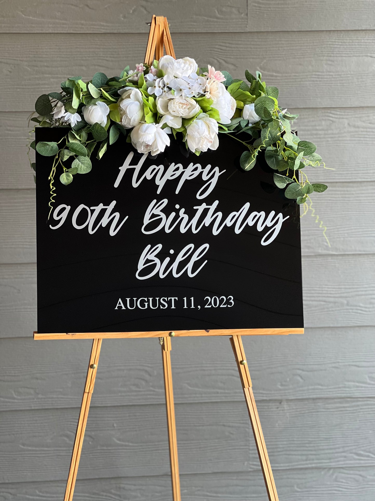 Acrylic Birthday Welcome Sign | Custom Birthday Party Welcome Sign | Sweet Sixteen Party Sign