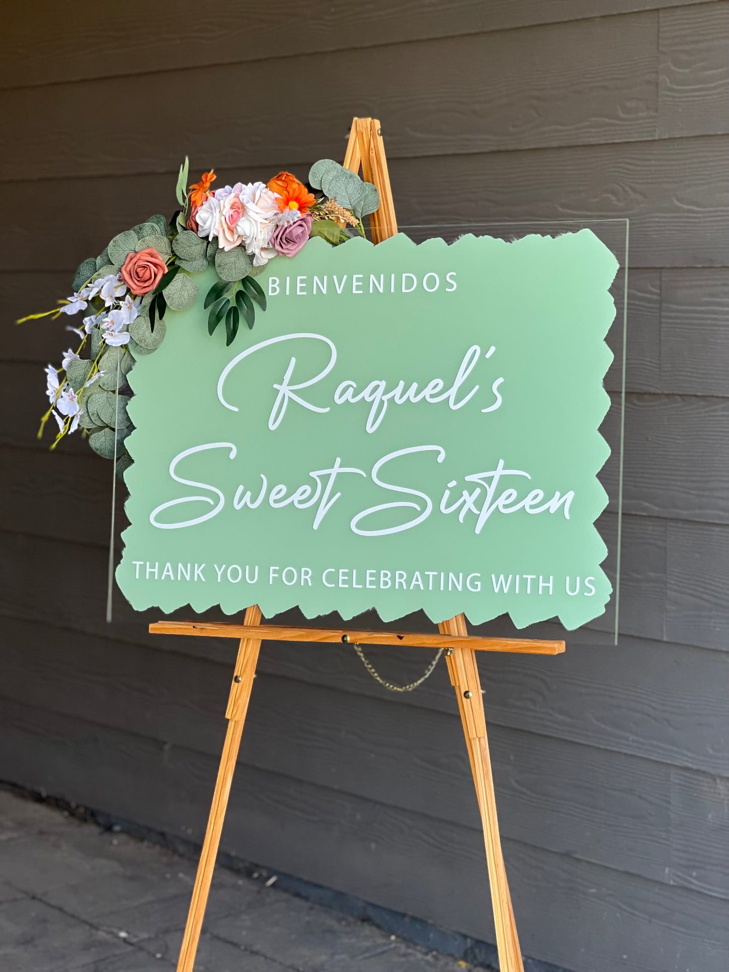 Sweet Sixteen Birthday Welcome Sign