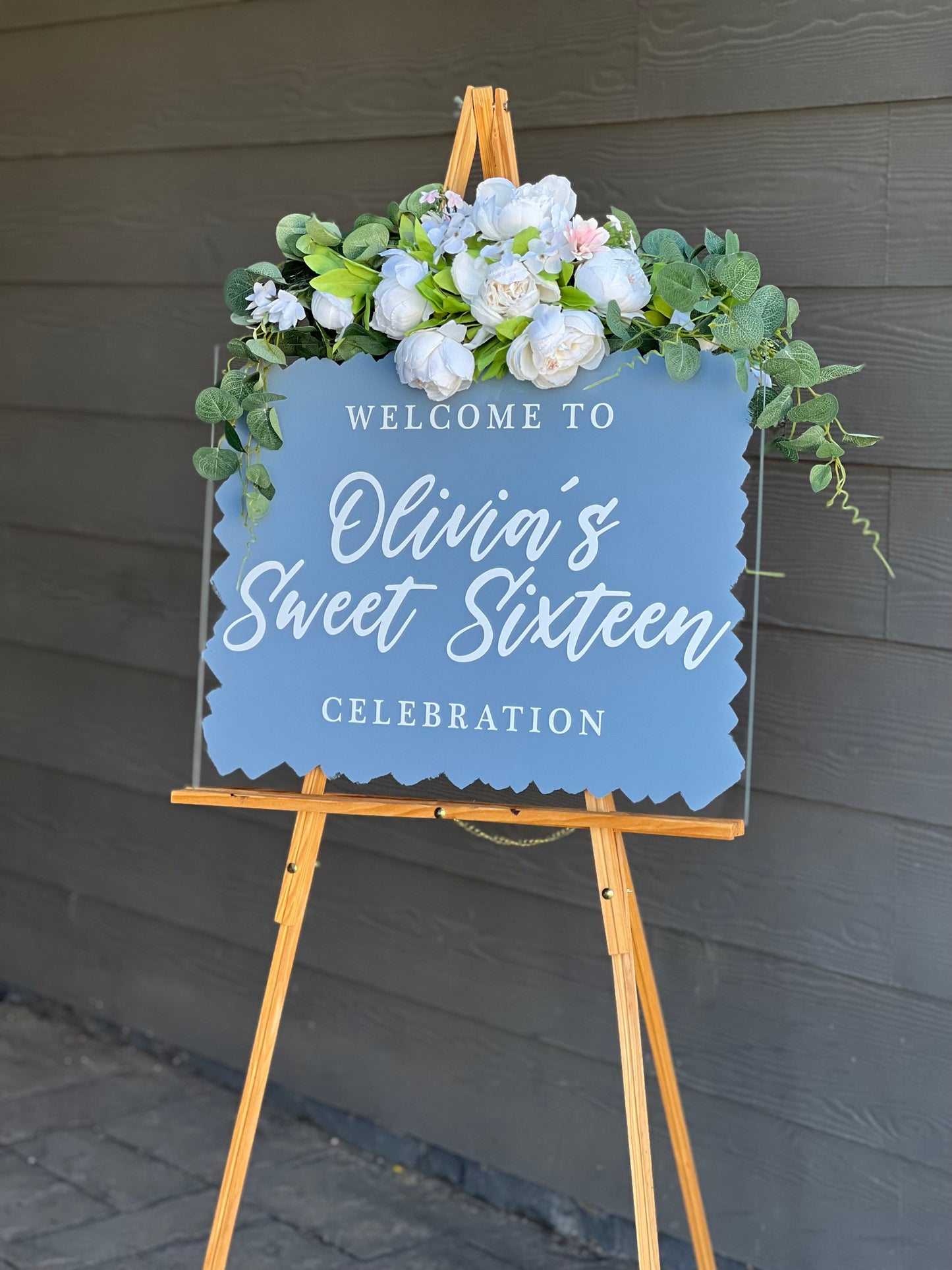 Sweet Sixteen Birthday Welcome Sign