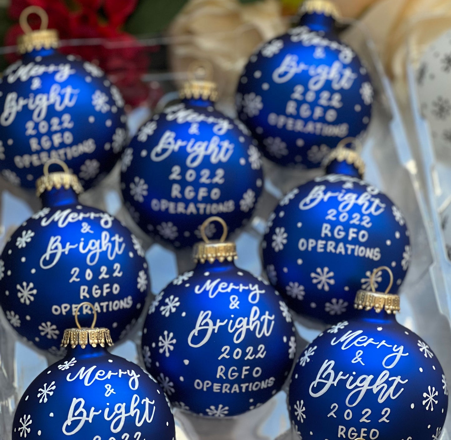 Corporate Giveaway Personalized Christmas Ornament