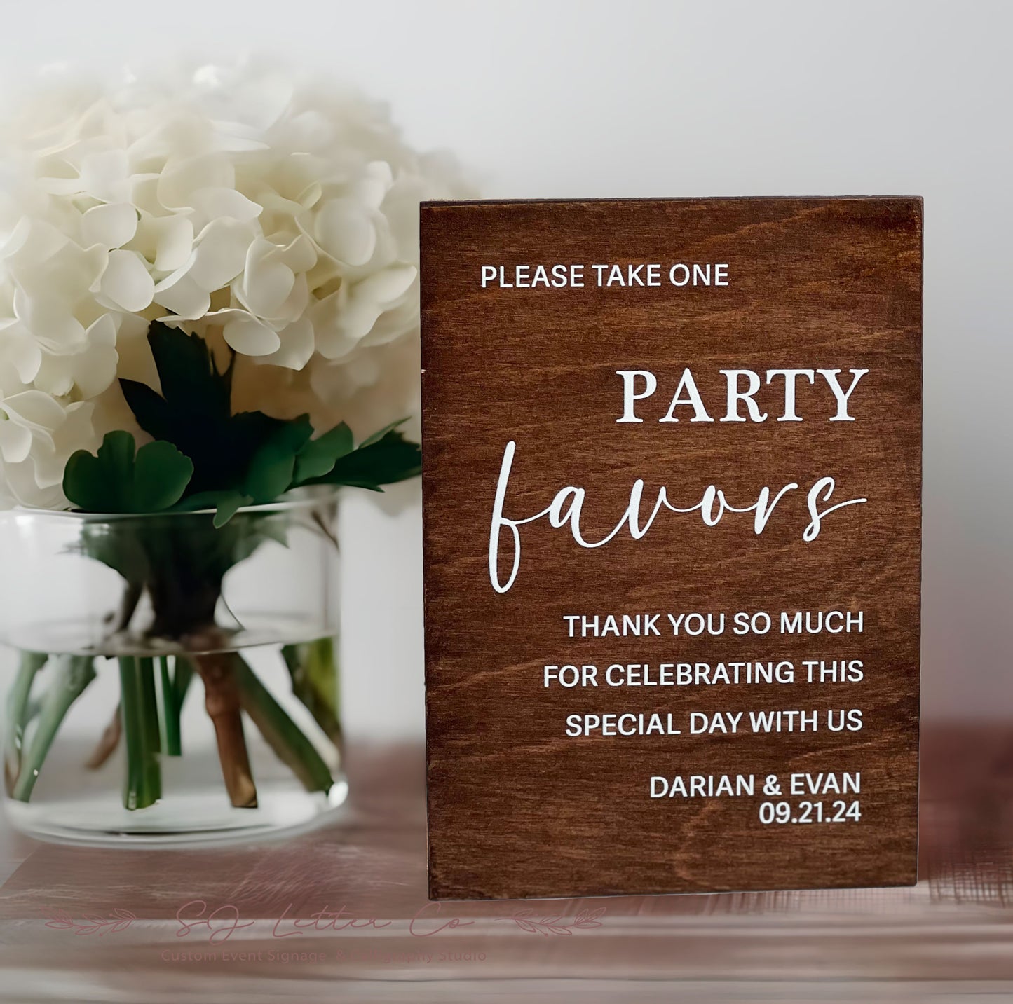 Wooden Wedding Cards & Gifts Sign | Wooden Party Favors Sign | Cards & Gifts Wood Wedding Sign