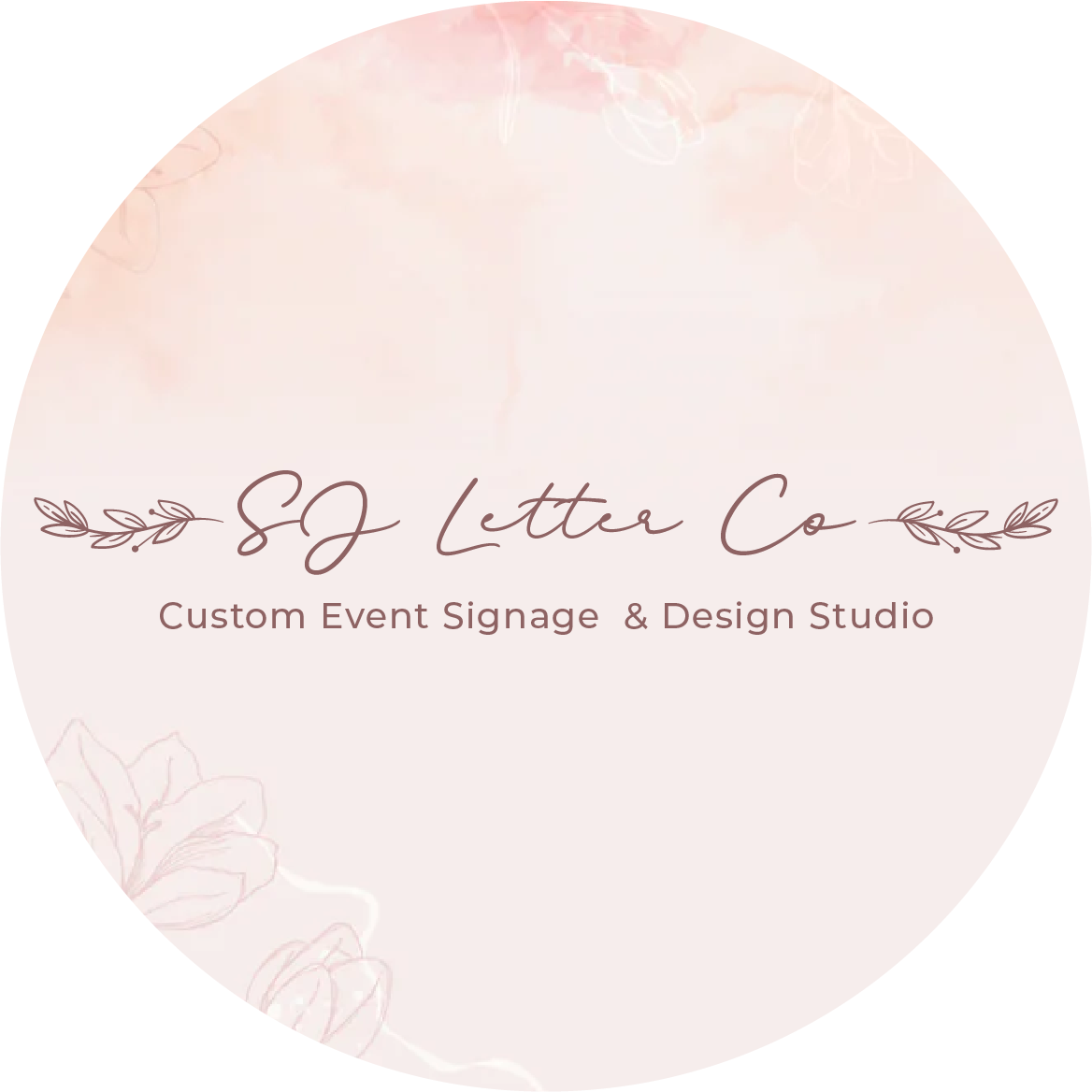 Custom Wedding Sings and Personalized Event Decor
– SJ Letter Co