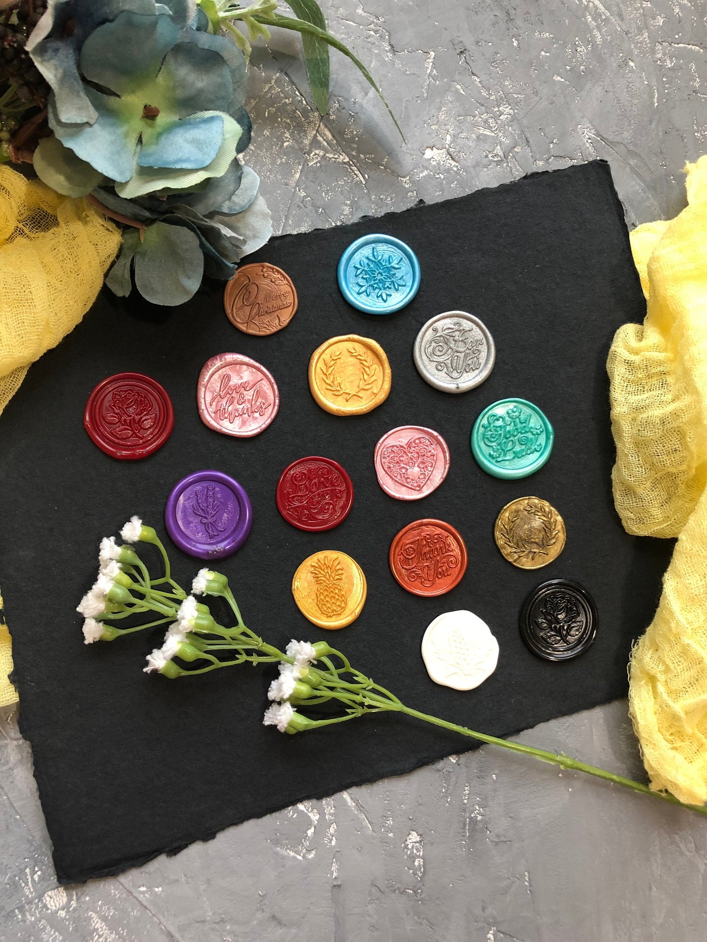 Meal Choice Wax Seal Stamp | Wedding Menu Meal Sticker | Wedding Place Card Meal Icon Sticker