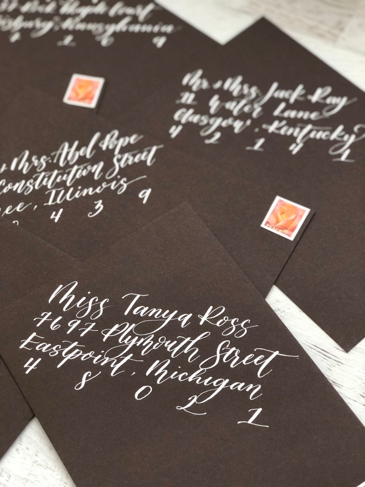 Wedding Envelope Addressing Calligraphy