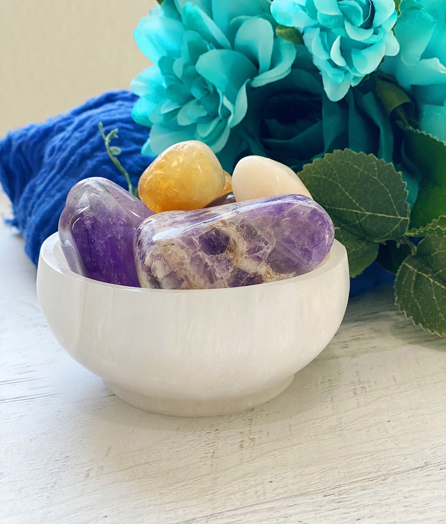 Large Selenite Charging Bowl