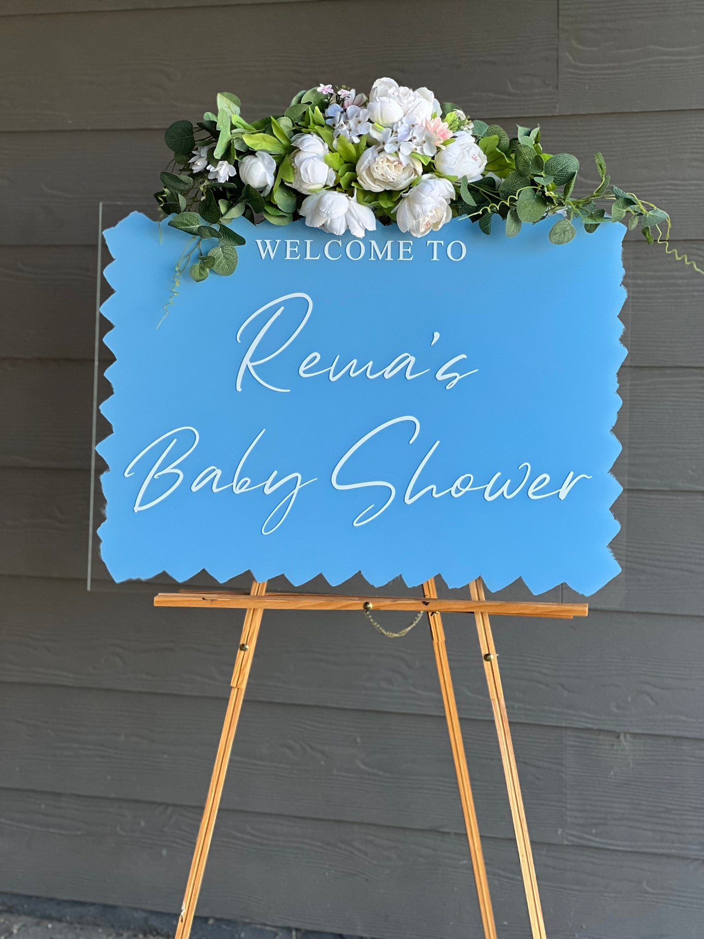 Baby Shower Welcome Sign Gender Reveal Sign