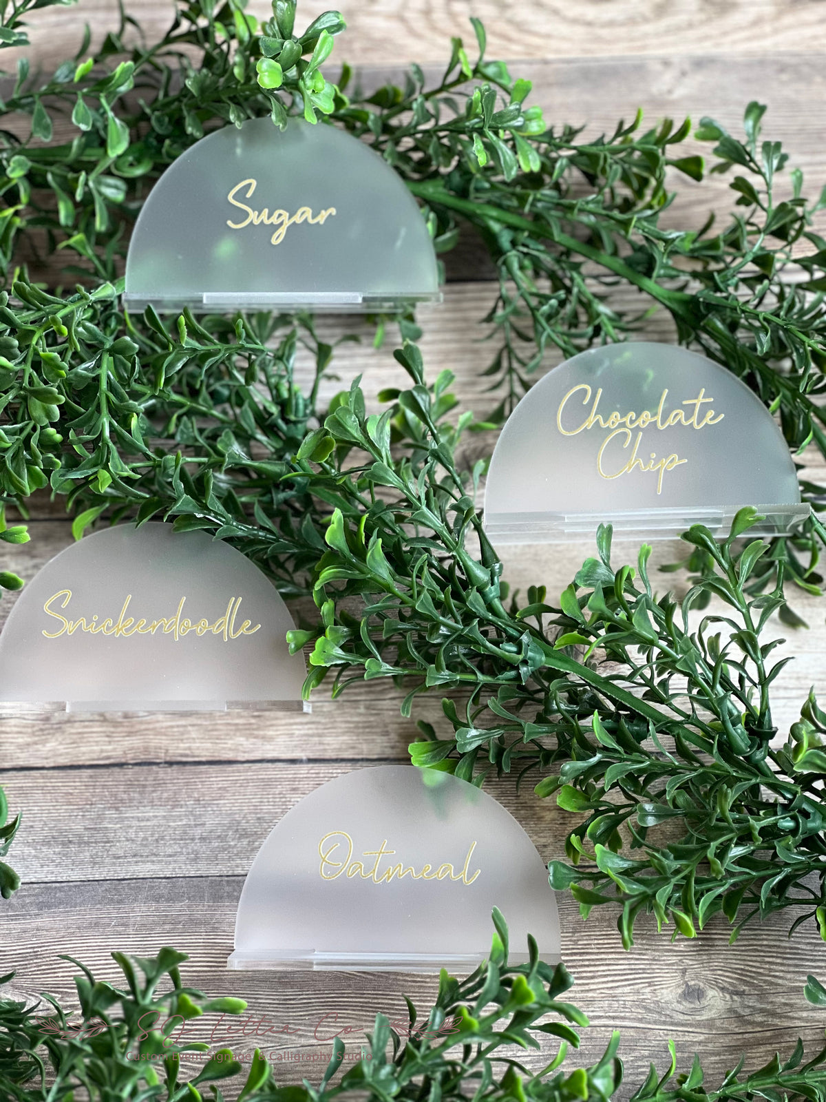 Buffet Label Frame Buffet Food Acrylic Sign / Food Label Signs / Store Product Label / We ...