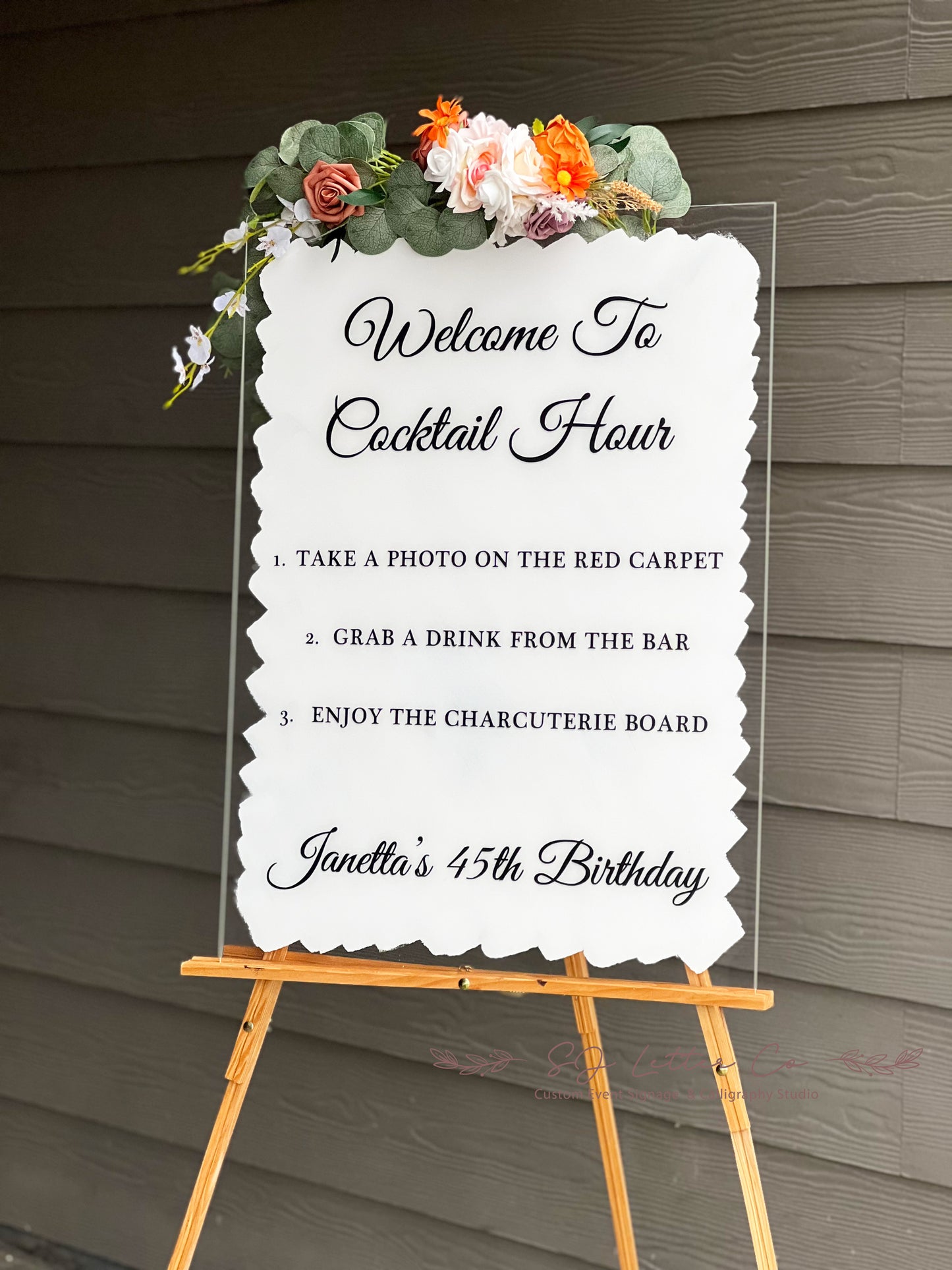 Custom Acrylic Sign | Custom Birthday Sign | Custom Acrylic Wedding Sign | Acrylic Bridal Shower Sign | Baby Shower Sign | Custom Quote