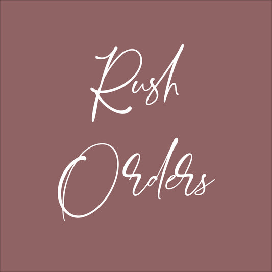 Rush Order Fee