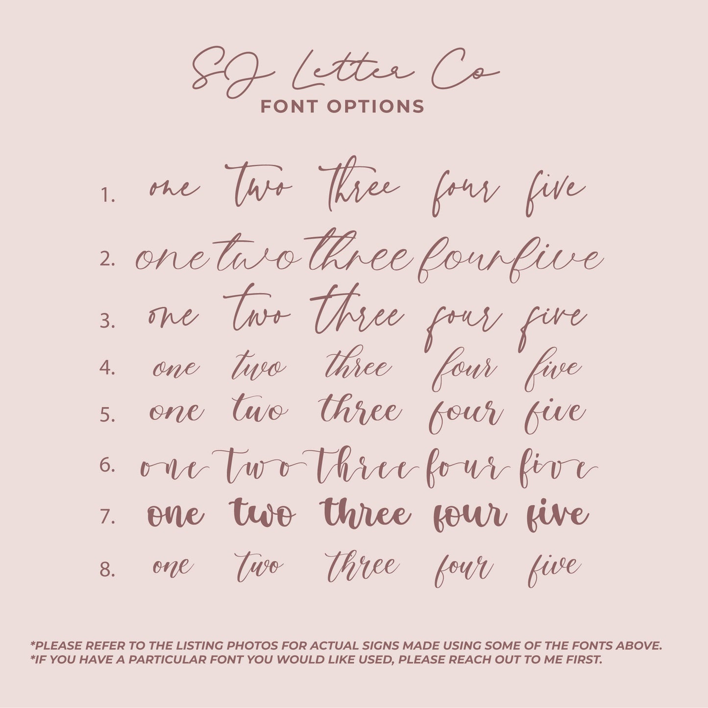 Black Acrylic Wedding Table Number Sign