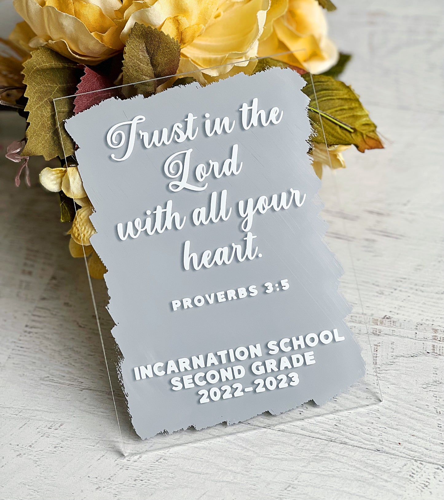 Custom Acrylic Sign | Cards and Gifts Sign | Bible Verse Acrylic Sign | Wedding Favors Sign
