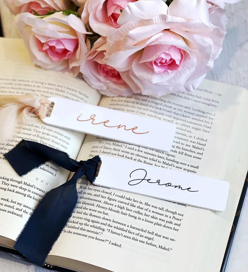 Floral Bookmark - Engraved Acrylic Blank - CamiPaige Boutique