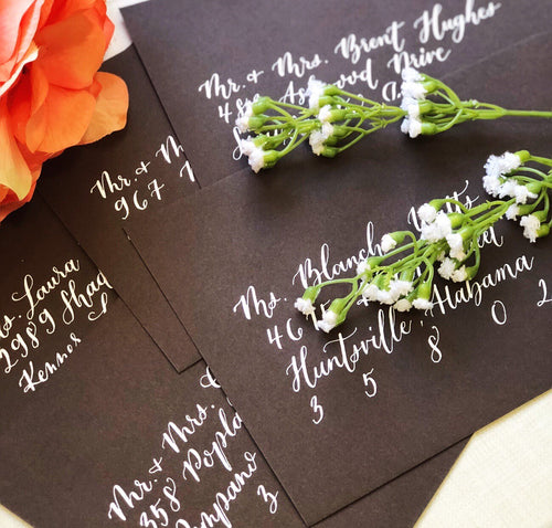 Wedding Envelope Addressing Calligraphy