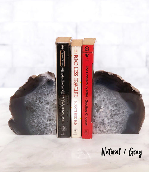 Geode Agate Bookends Home Decor | Agate Bookends Home Decor Large Size