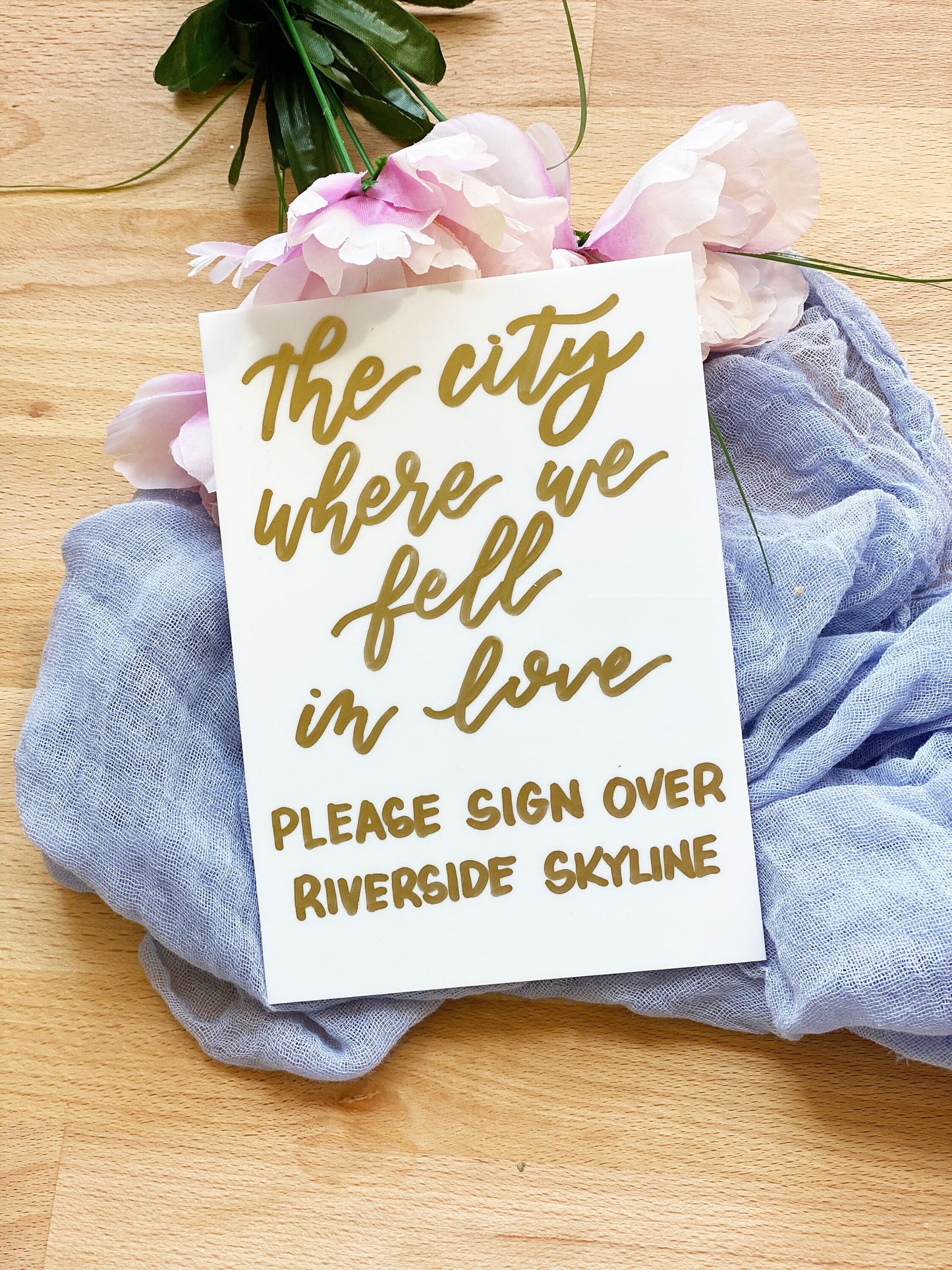 Cards and Gifts Sign | Wedding Favors Sign | White Acrylic Wedding Sign | Custom Verse Acrylic Sign